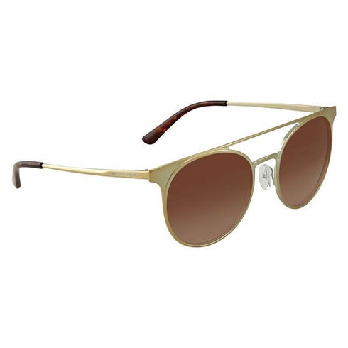 Michael Kors Women Grayton Dark Brown Gradient Round Sunglasses MK1030-116813